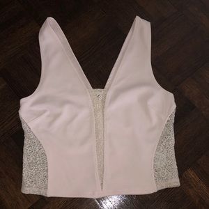 Lace Crop Tank